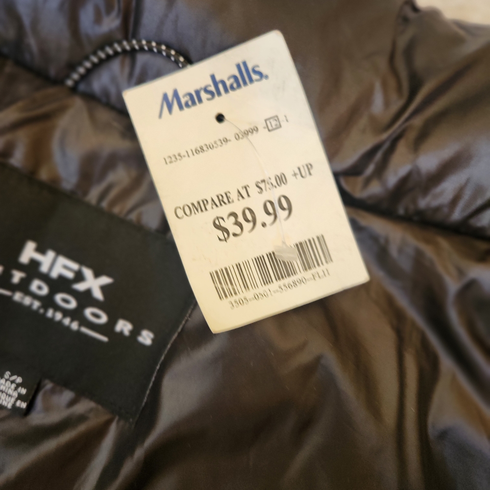 HFX Outdoors Black Puffer Vest- unisex- S/P - NWT! - Picture 6 of 7